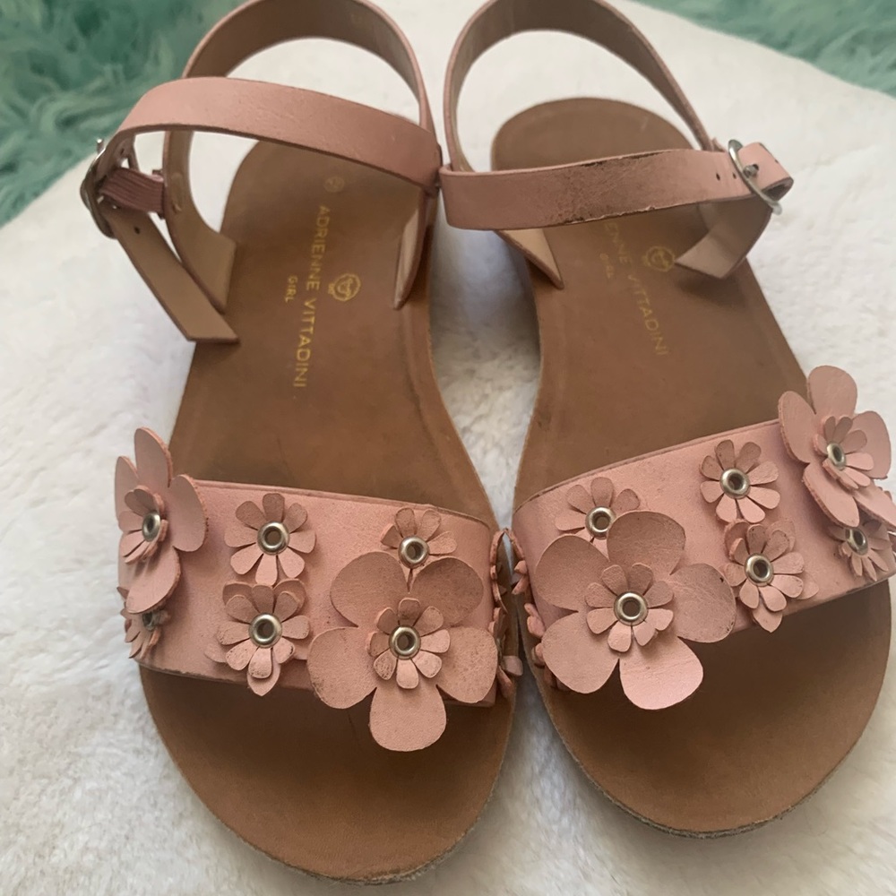 Girls blush sandals